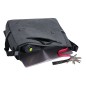 SACOCHE ARRIERE VELO LATERALE ZEFAL URBAN MESSENGER ETANCHE 11L  GRIS - (35x13x30cm) - FABRIQUE EN MATERIAU RECYCLE