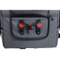 SACOCHE ARRIERE VELO LATERALE ZEFAL URBAN MESSENGER ETANCHE 11L  GRIS - (35x13x30cm) - FABRIQUE EN MATERIAU RECYCLE