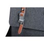 SACOCHE ARRIERE VELO LATERALE ZEFAL URBAN MESSENGER ETANCHE 11L  GRIS - (35x13x30cm) - FABRIQUE EN MATERIAU RECYCLE