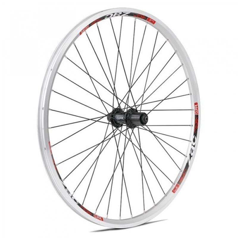 ROUE ARRIÈRE GURPIL 26" ZAC RAYONS NOIRS CASS.NOIR 8V.ARGENT - 30103 - 8420011301033