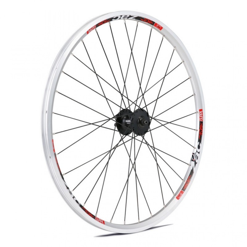ROUE AVANT GURPIL 26" ZAC MOYEU NR RAYONS NR À DISQUE ARGENT - 501895 - 8420015018951
