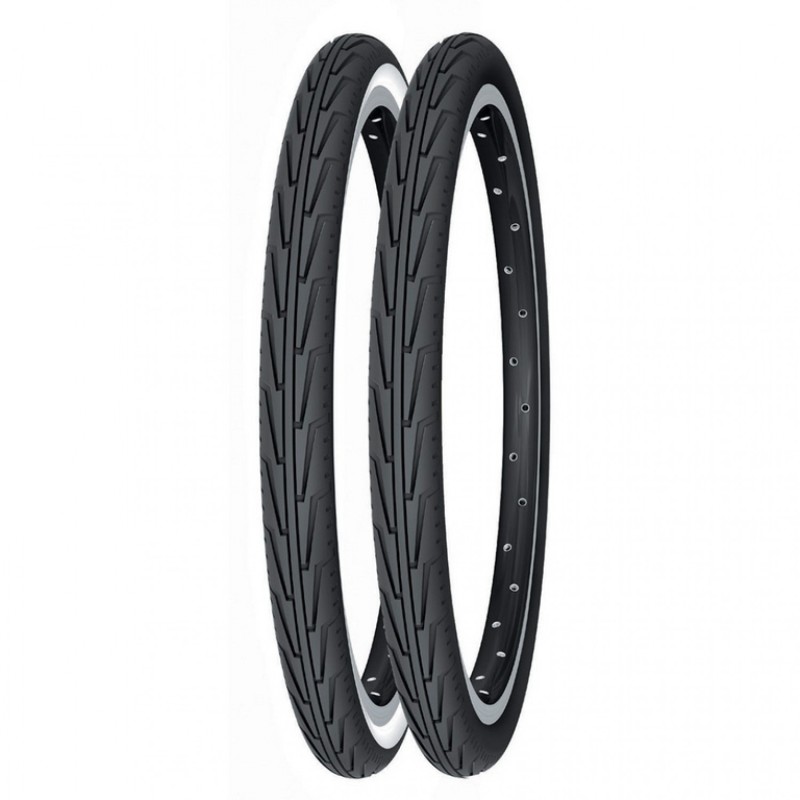 PNEU CITY 550A MICHELIN CITY-J NOIR-BLANC TR (22 x 1 3-8) (37-490)