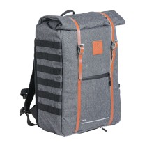 SACOCHE ARRIERE VELO LATERALE SAC A DOS ZEFAL URBAN BACKPACK GRIS 27L FIXATION SUR PORTE BAGAGE (30x45x13) - FABRIQUE EN