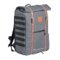SACOCHE ARRIERE VELO LATERALE SAC A DOS ZEFAL URBAN BACKPACK GRIS 27L FIXATION SUR PORTE BAGAGE (30x45x13) - FABRIQUE EN