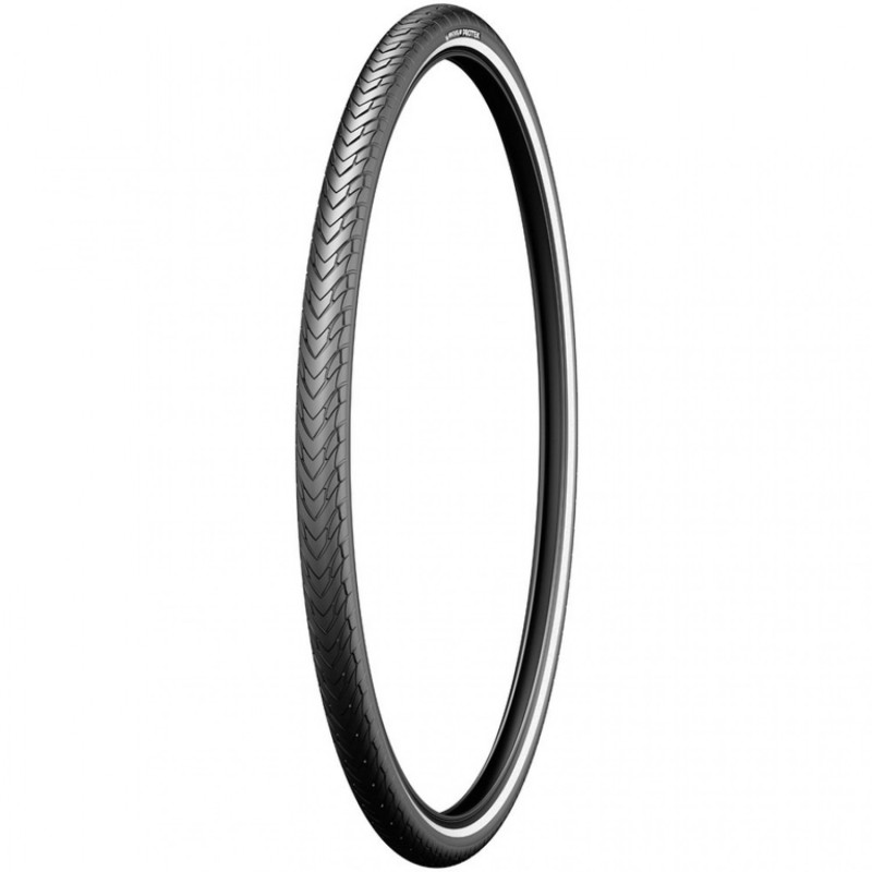 PNEU VTC URBAIN 700 X 35 MICHELIN PROTEK RENFORT NOIR TR (37-622) FLANC REFLEX