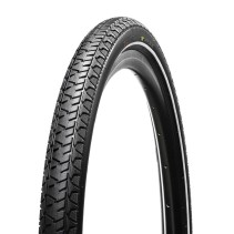 PNEU VÉLO ELECTRIQUE HUTCHINSON REPUBLIC INFINITY TUBE TYPE TR 26X1.75" NOIR REFLEX