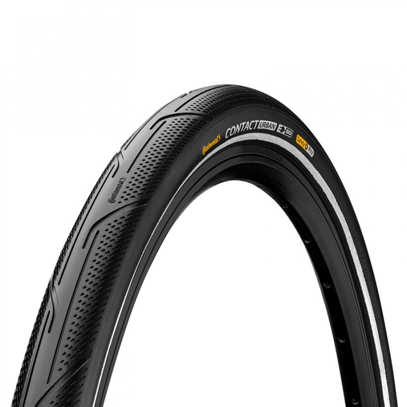 PNEU CONTINENTAL CONTACT URBAN 27.5x2.50 RIGIDE NOIR RÉFLEC - 1506580000 - 4019238063912