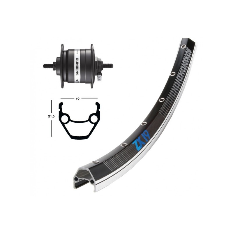 R.AV 26X1.75 MOY-DYN.3N31NOIR RIGIDE 36T EXAL ZX 19 NOIR/ARG - 2146064300 - 4032191611563