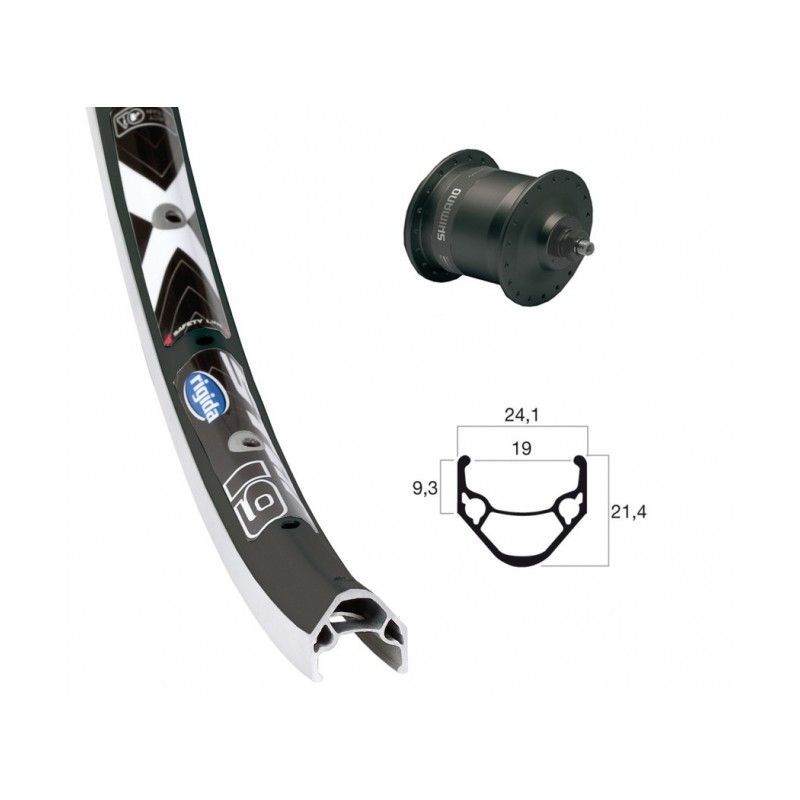 ROUEAV28X1.75DYN.MOY.DH3N30NR.BL.RAP.36T RIGIDA X-STAR19 NOI - 2146456400 - 4032191826585