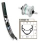 ROUEAV 28X1.75DYN.MOYEU3N30 AGT.SSP 36T RIGIDA X-STAR 19 NOI - 2146456500 - 4032191722276