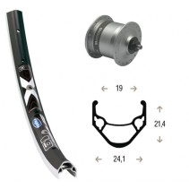 ROUE AV 28X1.75DYN.MOYEU3N30 AGT.SSP 36T RIGIDA X-STAR 19 NO - 2146456600 - 4032191826592