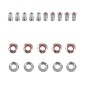 SET Ã?CROUS RAYON CAMPAGNOLO P/ROUES FULCRUM 6.0mm (10 UN.) - WH-115SH - 8050046164350