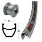ROUEAV28X1.75MOY DYN. DH3N31 ARG. QR 36T EXAL XP-19 ARGENT/A - 2146534300 - 4032191563817