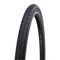 Pneu city - invalide 24 x 1 3-8 Schwalbe delta cruiser plus noir tr (37-540) renfort flanc reflex