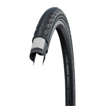Pneu city - invalide 24 x 1 3-8 Schwalbe delta cruiser plus noir tr (37-540) renfort flanc reflex