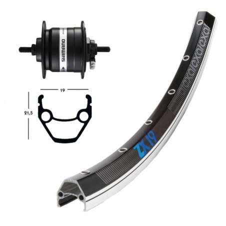 AV28X1.75 DYN MOY.DHC3000 NOIR,FIXE36L EXAL ZX19NOIR/ARG.RAY - 2146563400 - 4032191750316