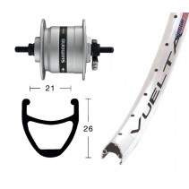ROUE AV 28X1.75,MOY.DYN. DH3N31, NT 36T. AIRLINE 1 RAYONS IN - 2146566800 - 4055149169657