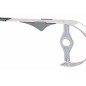 GARDE-CHAÎNE HEBIE RÉGLABLE ALUMINIUM 38 DENTS ARGENT BRI. - 0394 E 180 - 4021834039406