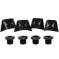 KIT VIS/Ã?CROUS PL.ABSOLUTE BLACK P/MAN.DURA ACE 9000 NOIR - DACOVERBK - 5110846002498
