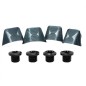 KIT VIS/Ã?CROUS PL.ABSOLUTE BLACK P/MAN.DURA ACE 9000 GRIS - DACOVERGR - 5110846002511