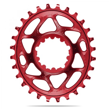 PL.AB.BL.OVALE 30D DM 6 mm OFF.SRAM 1x10-12V ALU ROUGE - SROV30RD - 5110846000425