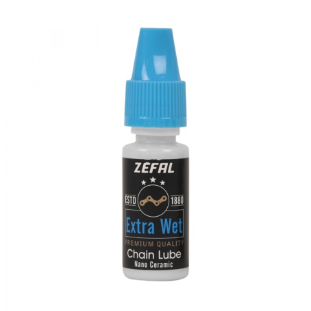 LUBRIFIANT VELO CHAINE ET DERAILLEUR ZEFAL EXTRA WET POUR TOUTES LES CONDITIONS (BURETTE 10ml) - IDEAL POUR EMMENER LORS DE LA