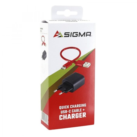 CHARGEUR SIGMA POUR BUSTER AVEC CABLE USB QICK CHARGE POUR BUSTER 1100