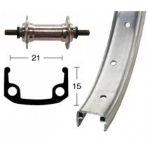 ROUE AVANT 26x1.90 WINORA 36 TROUS AXE A/VIS 100mm ARG.MATE - 2142069000 - 4032191047249