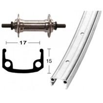 ROUE AVANT 27x1 1/4 WINORA 36 TROUS AXE A/VIS 100mm ARG.MAT - 2142070000 - 4032191047263