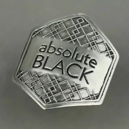 AUTOCOLLANT ABSOLUTE BLACK  43x47 mm MÃ?TALLIQUE - YX-STICKER - 5110846002047