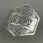 AUTOCOLLANT ABSOLUTE BLACK  43x47 mm MÃ?TALLIQUE - YX-STICKER - 5110846002047