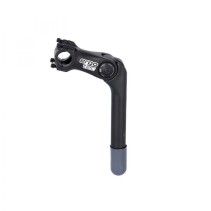 POTENCE ERGOTEC OCTOPUS 2  SL 180mm/90mm INOX/ALU, NOIR Ø 25 - 33311001 - 4016538087419