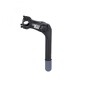 POTENCE ERGOTEC OCTOPUS 2  SL 180mm/90mm INOX/ALU, NOIR Ø 25 - 33311001 - 4016538087419
