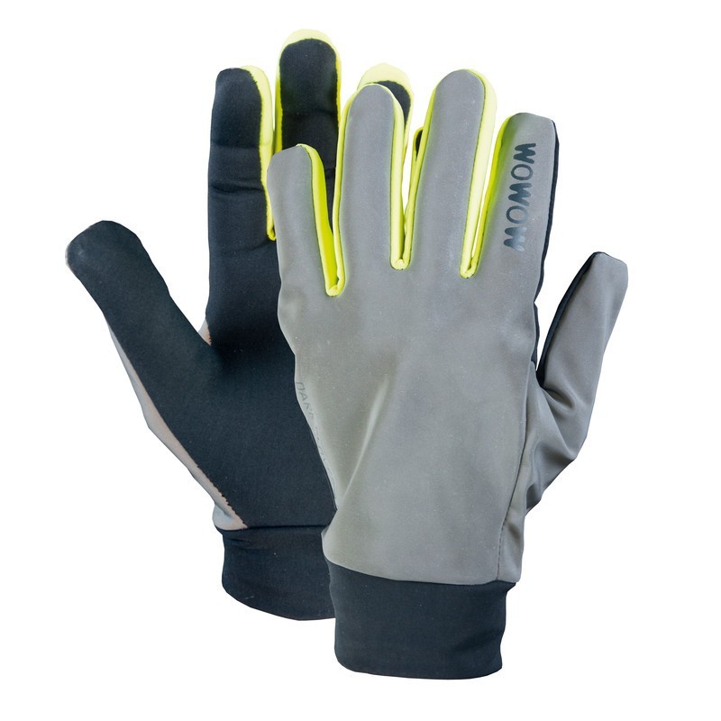 GANTS WOWOW 2.0 RÉFLÉCHISSANTS GRIS/JAUNES TAILLE L - 13276 - 5420071132762