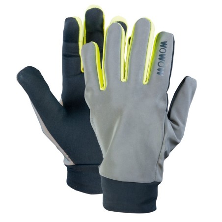GANTS WOWOW 2.0 RÉFLÉCHISSANTS GRIS/JAUNES TAILLE L - 13276 - 5420071132762