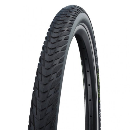 Pneu vtc - vae urbain 700 x 47 (29 x 1,75) Schwalbe marathon e-plus noir tr (47-622) renfort 5mm flanc reflex homologue vae e50