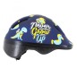 CASQUE VELO ENFANT-BEBE POLISPORT TOYS BLEU TAILLE 44-48cm AVEC MOLETTE (VENDU SUR CARTE)