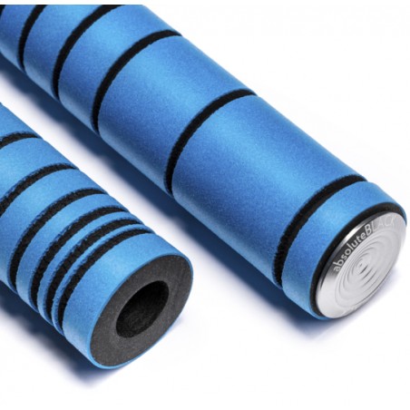 JEU POIGNÃ?ES ABSOLUTE BLACK DUAL DENSITY SILICONE BLEUE FLU - ABGRIP/BL - 5110846004102