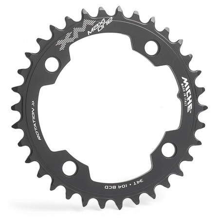 PLATEAU MICHE XM MAXI ONE E-BIKE 104 BCD 4 BRA. 38D ALU NR - CGXM1B0438B00 - 8054521679346