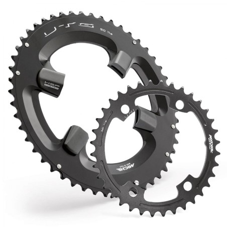 J.PLATEAUX MICHE UTG 50x34D P/SHIMANO ULTEGRA 6800 ALU NR - KCUTGB6834500 - 8054521670084