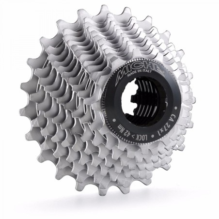 CASSETTE MICHE PRIMATO 10V POUR CAMPAGNOLO ACIER ARGENT(15-2 - CAPR0BC152459 - 8056772571875