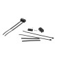 SUPPORT/FIXATION PORTE BIDON ZEFAL GIZMO NOIR (COLLIER UNIVERSEL)