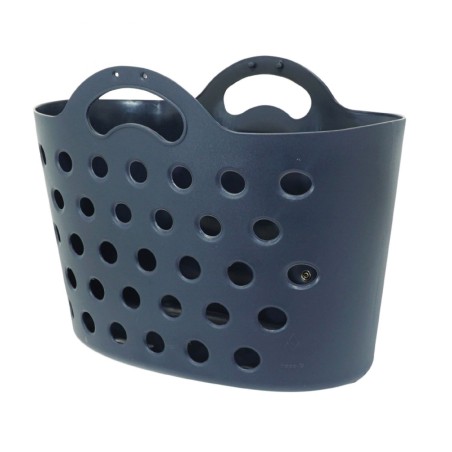 PANIER AVANT PLASTIQUE TRENDY BLEU FONCE FIXATION SYSTEME CLIPS - POIDS MAX  (L26xl20xh23cm)