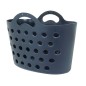 PANIER AVANT PLASTIQUE TRENDY BLEU FONCE FIXATION SYSTEME CLIPS - POIDS MAX  (L26xl20xh23cm)