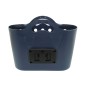 PANIER AVANT PLASTIQUE TRENDY BLEU FONCE FIXATION SYSTEME CLIPS - POIDS MAX  (L26xl20xh23cm)