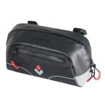 SACOCHE DE CINTRE HAPO-G CYCLINDRE NOIR FIXATION VELCROS 2L (L25 x l13.5 x h10)