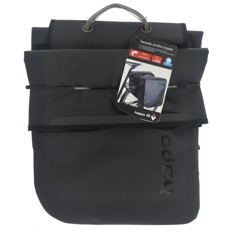 Sacoche arrière à pont waterproof 2x20 L - 11202247 - 3104889922471
