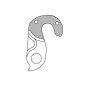 Patte de derailleur alu Marwi bergamont gh - 273  (vendu a l'unite)