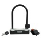 ANTIVOL VELO U NEWTON METAL D12 140x245mm AVEC CLE PLATE ACIER   SUPPORT