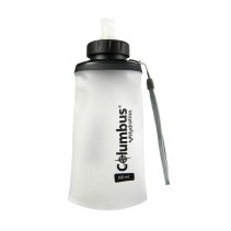 Bidon souple translucide 500ml (repliable a vide)